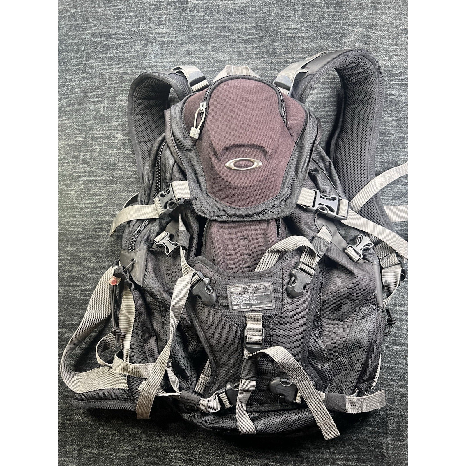 Oakley Tool Box Backpack Black Mtb Mountain Biking Field Gear 31l Day Pack Rare